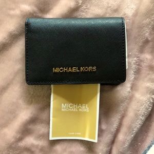 Brand New Michael Kors Jet Black Set Walllet